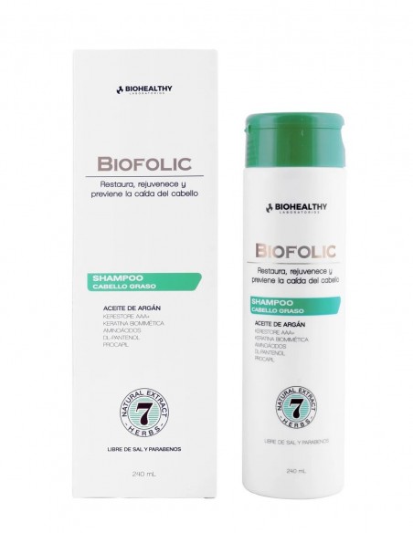 Biofolic Shampoo Anticaida Cabello Graso