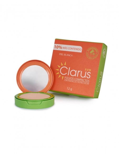 Clarus Polvo Compacto Piel Blanca